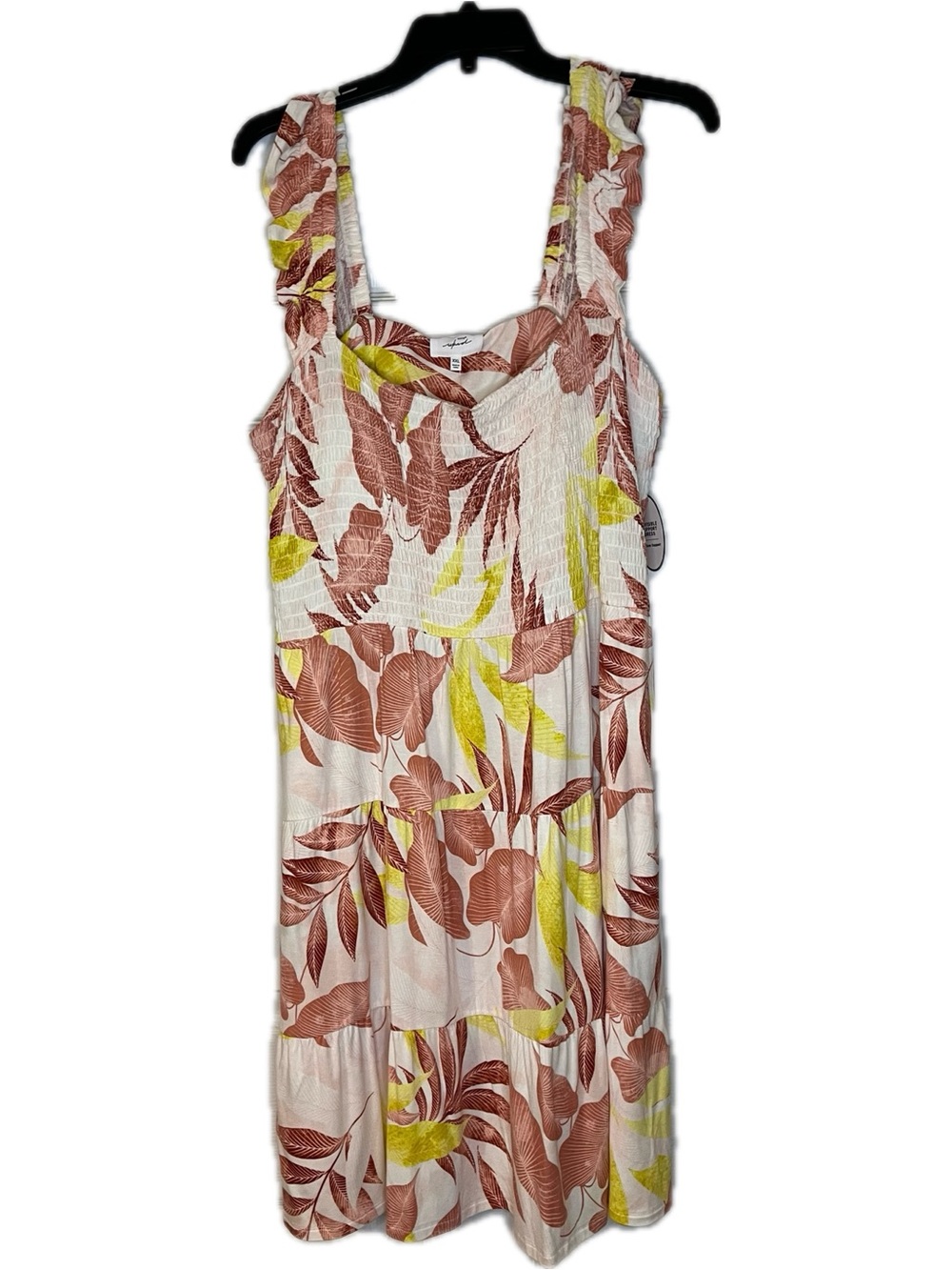 Soma  Wkend Cream Sundress with Floral Print